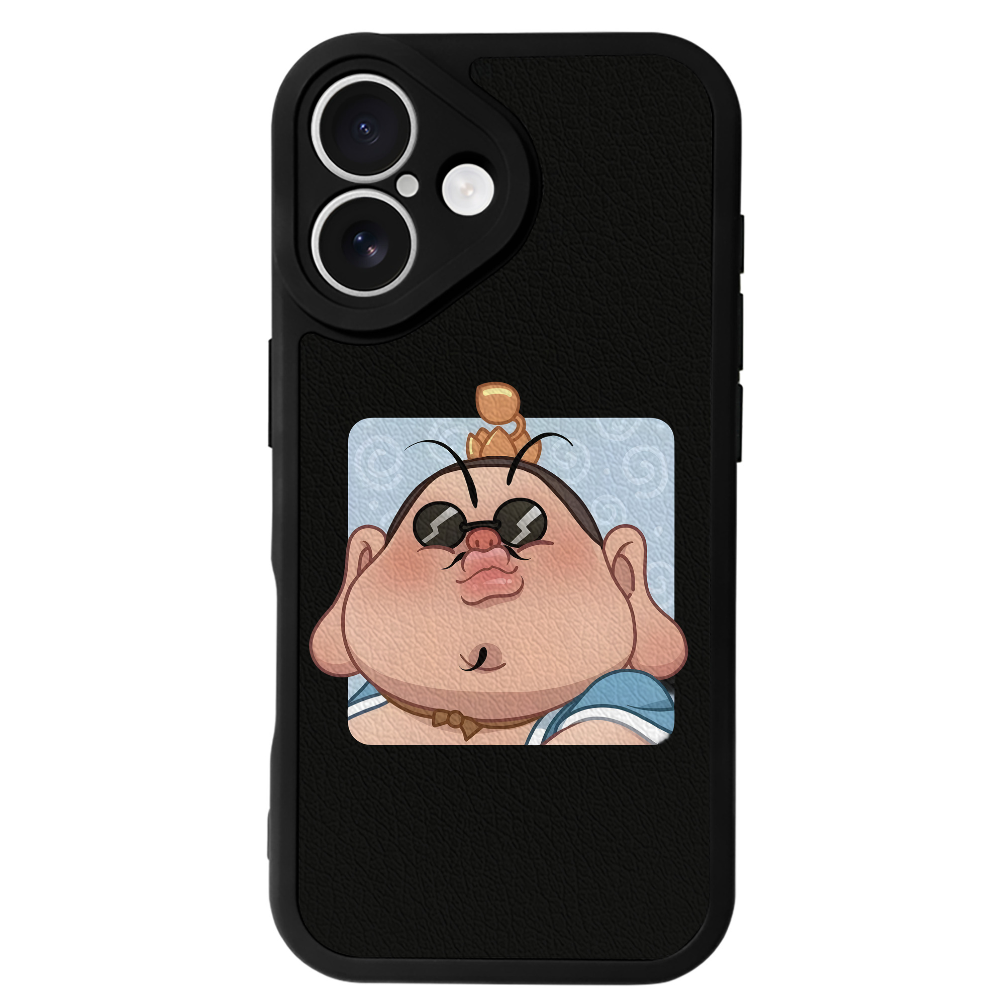 （画像用） Ne Zha 2 ナタ 魔童の大暴れ 【iPhone 16シリーズ対応】シリコンスマホケース（レザー調） 材質：シリコン